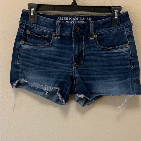 American Eagle Shortie 2 raw edge shorts - Picture 1 of 8